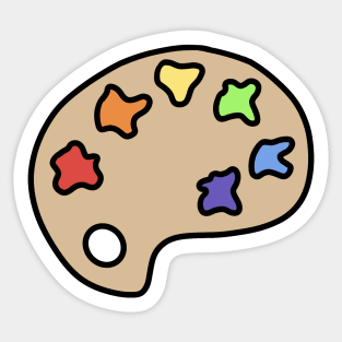 Paint Palette Sticker